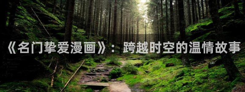 51漫画app在线：《名门挚爱漫画》：跨越时空的温情故事